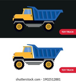 Vector image. Drawing of a truck.