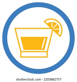 imagen vectorial. beba iconos con fondo blanco y borde redondeado azul.