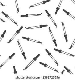 Vector image dropper seamless pattern on a white background. Layers grouped for easy editing illustration. For your design.