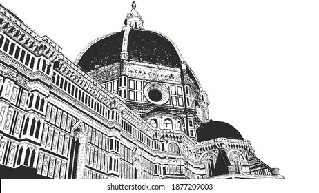 Image vectorielle du duo de florence