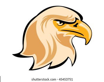 vector image of eagle head