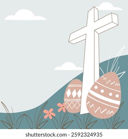 Vector Image of Easter Sunday