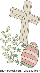 Vector Image of Easter Sunday