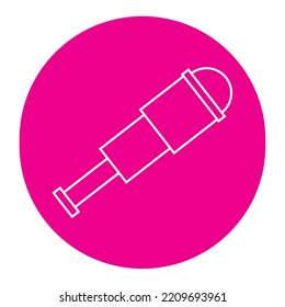 vector image, education icon with violet background with white lines.