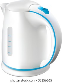 Vector Image electric kettle for your design