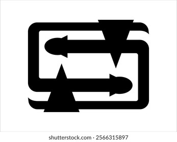 Vector image emblem H for helmet or hat logo