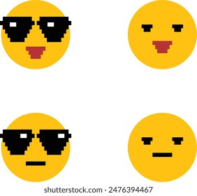 The vector image of emoticon