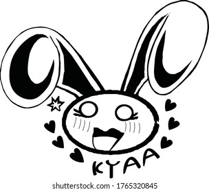 Imagen vectorial de un emoticono con fondo blanco