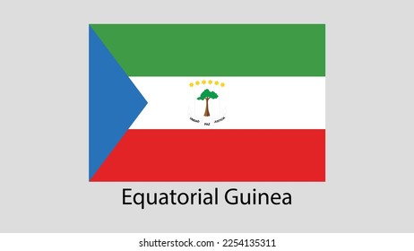 Vector Image Of Equatorial Guinea Flag