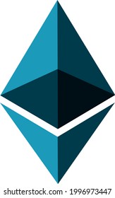 Vector image of Ethereum. Cryptocurrency, infographics