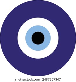 Vector image of evil eye