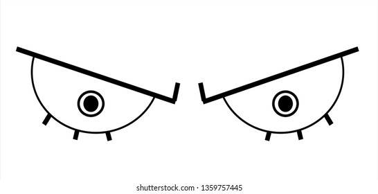 vector image of eyes