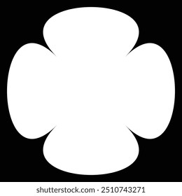 Vector image. Fantasy patterns of frames. black frame layout photopicture