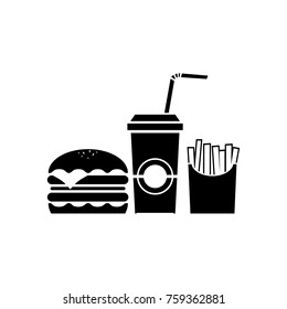 Vector image of a fast food icon.