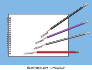 Vector image file that is free to transform individual objects.
Image vector file close to live.
