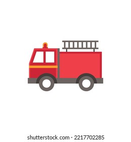 Vektorgrafik-LKW-Symbol auf weißem Hintergrund