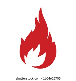 Vector Image Fireburning Logo Icon Design Stock Vector (Royalty Free ...