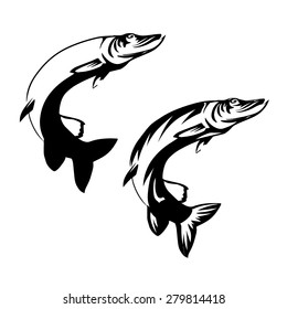 vector image of fish logo