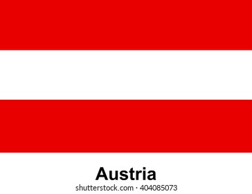 vector image of flag Austria