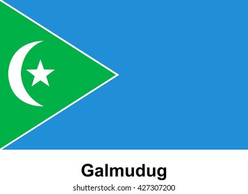 Vector image of flag Galmudug