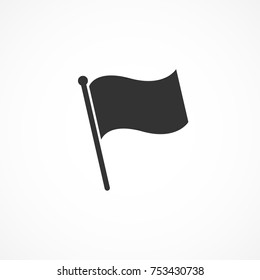 Vector Image Of Flag Icon.