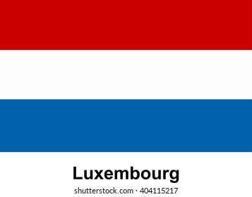 vector image of flag Luxembourg