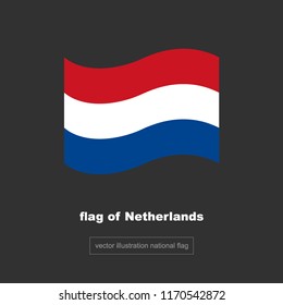 vector image of the flag of the Netherlands