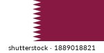 Vector image of the flag of Qatar