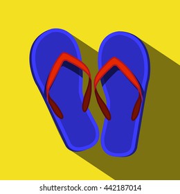 vector image flip flops