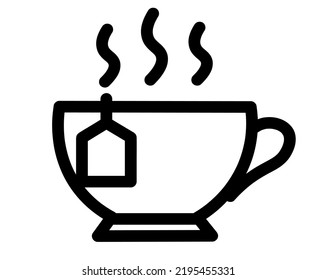 Vector image of an food and drinks   on a white background