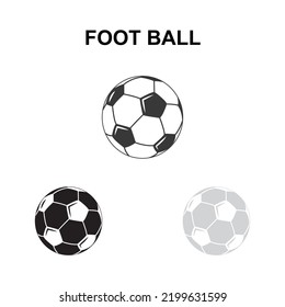 Vector image of football signs, symbols