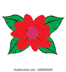 vector image of forest flowers, flowers that bloom at the beginning of the season, beautiful matchless, suitable for wall decoration, invitation cov
