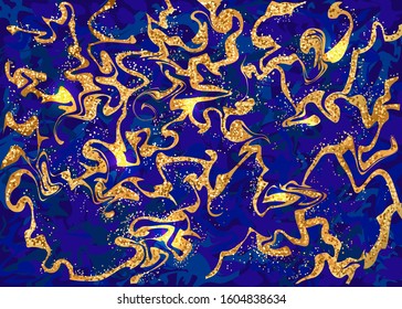 Vector image in the form of a colored marble texture, for background, design. 