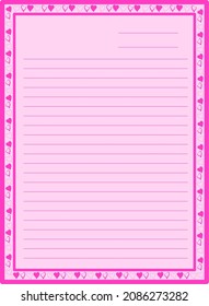 vector image of a frame for a notebook.
