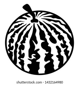 Vector image of fresh and sweet watermelon