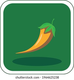 vector image of fruits and vegetables in vivid colors with dark green background.