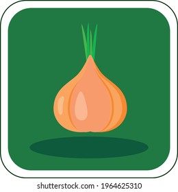 imagen vectorial de frutas y verduras en colores vivos con fondo verde oscuro.