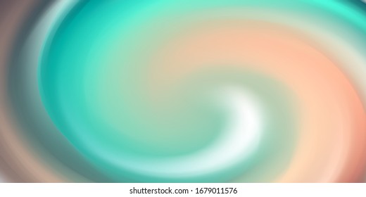 Imagen vectorial de un embudo en tonos beige-turquesa.Antecedentes abstractos. Ilustración del vector, pasos