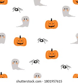 Vector image. Funny Halloween pattern. Image to decorate.