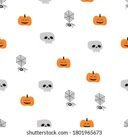 Vector image. Funny Halloween pattern. Image to decorate.