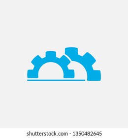 vector image gear, technology, mechanics, design, logo, illustration, icon, eps 10