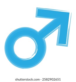 Vector image of gender icon. Definition of human gender. Element for your design