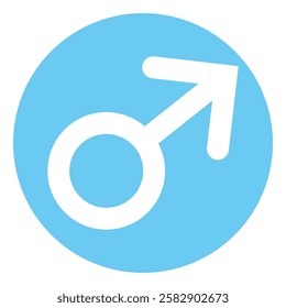 Vector image of gender icon. Definition of human gender. Element for your design