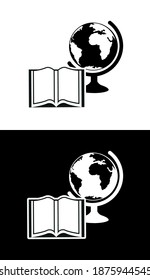 Imagen vectorial. Cultura general, sabiduría o ícono de aprendizaje. Imagen de la educación y la cultura.