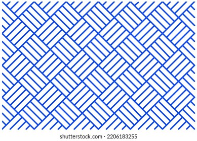 Vector image of a geometric background of striped squares