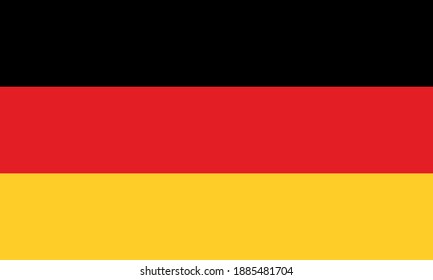 Vector image of the German flag