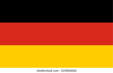 A vector image of the German flag