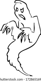 Vector image of a Ghost