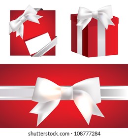 vector image gifts with a bow