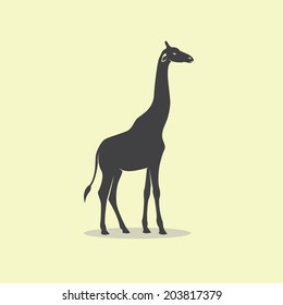 Vector image of an giraffe design. eps 10
